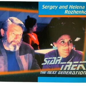 Sergey and Helena Rozhenko, Star Trek, The Next Generation, 1992, Impel Card 019